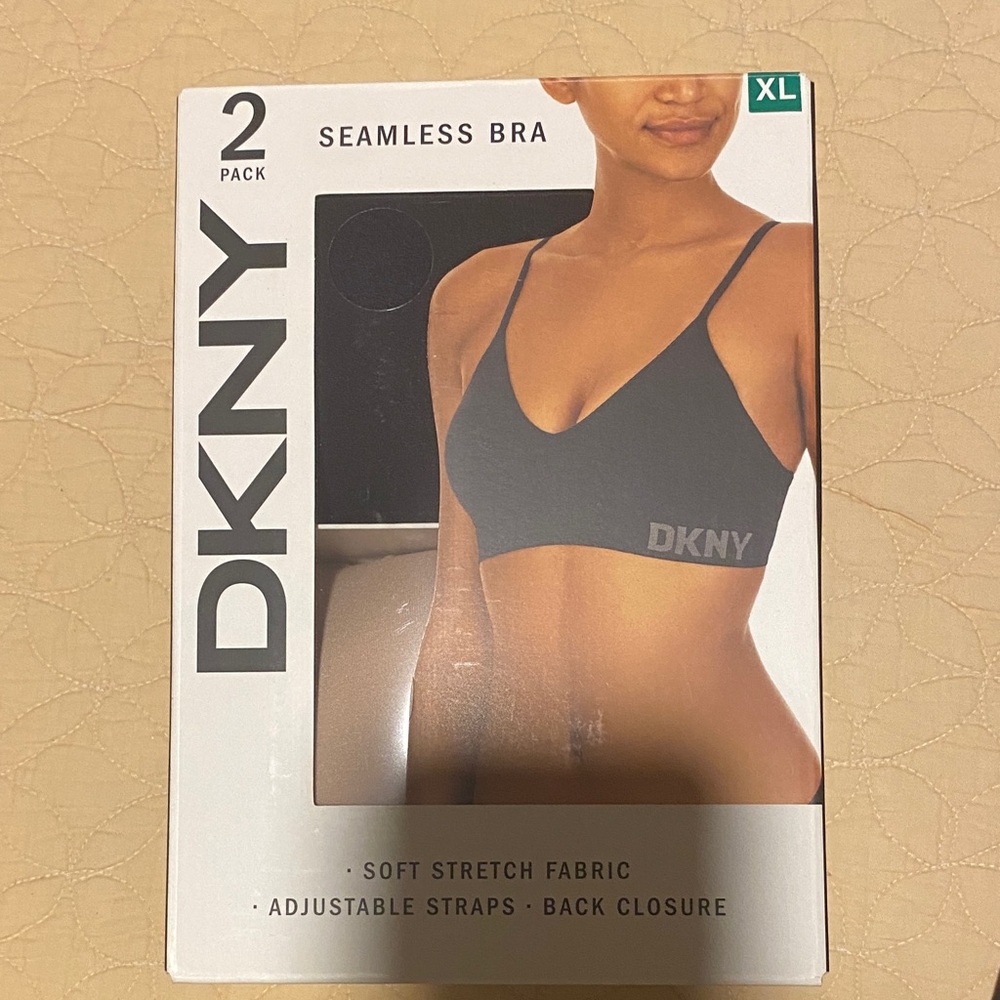 DKNY Seamless Bra 2-Pack - Black